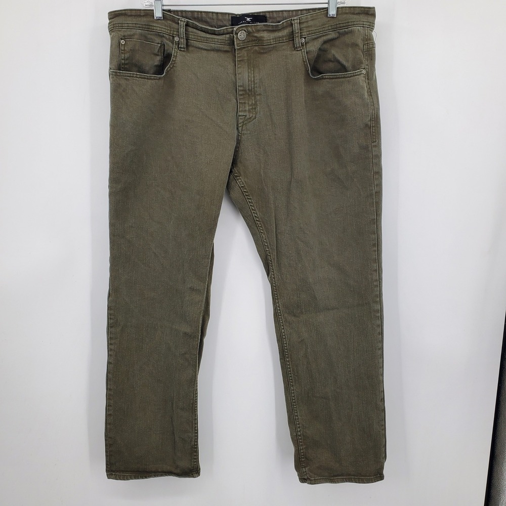 Jordan Craig Legacy Edition Collins‎ Olive Green Straight Jeans 42x32 Everyday